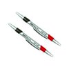 J.R. Moon Pencil Co Swirl Ink Pens, Red/Black Combo, PK24 JRMP89